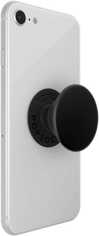 PopSockets Adhesive Phone Grip, Holder- Aluminum Black