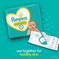 Pampers Swaddlers Newborn Diapers - Size 0, 140 Count, Ultra Soft Disposable Baby Diapers