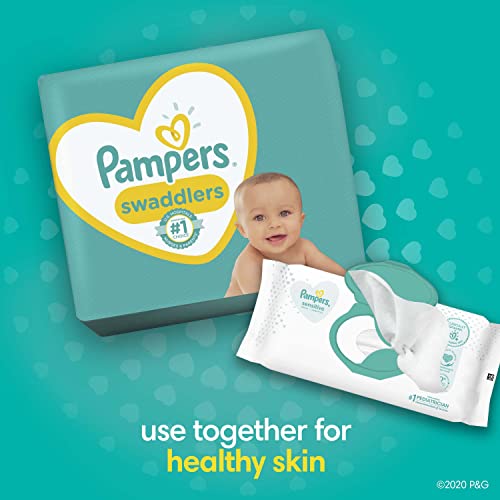 Pampers Swaddlers Newborn Diapers - Size 0, 140 Count, Ultra Soft Disposable Baby Diapers