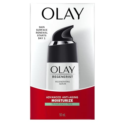 Olay Face Moisturizer, Regenerist Fragrance Free Light Gel Regenerating Serum, 1.7 fl oz