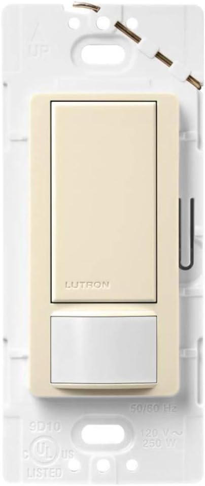 Lutron Motion Sensor Light Switch, 2 Amp Single Pole, for Any Bulb