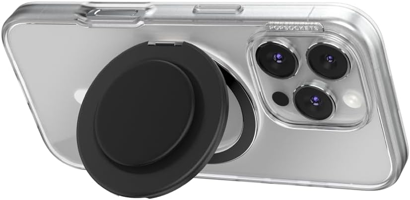PopSockets Kick-Out Grip for MagSafe, Kickstand- Black