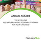 NaturesPlus Animal Parade Gold Children's Multivitamin - Assorted Cherry, Orange & Grape Flavors - 120 Animal-Shaped Chewable Tablets, Pack of 3 - Vegan, Gluten Free - 180 Total Servings