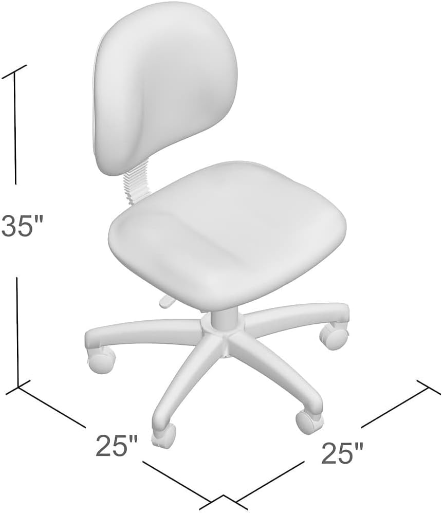 Boss Black Deluxe Posture Chair, Model Number: 217EBONY