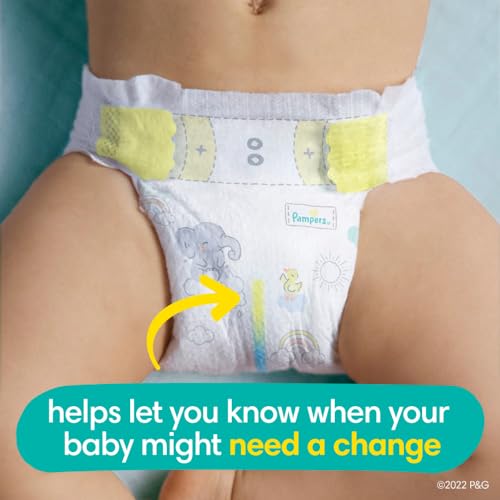 Pampers Swaddlers Newborn Diapers - Size 0, 140 Count, Ultra Soft Disposable Baby Diapers