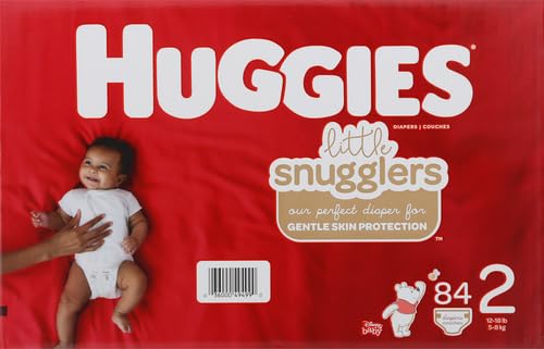 Huggies Little Snugglers Diapers, Size 2