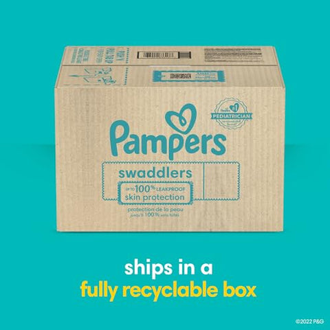 Pampers Baby Diapers - Swaddlers - Size 8, 38 Count, Ultra Soft Disposable Infant Diaper