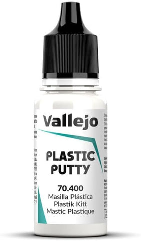 Vallejo - Plastic Putty Acrylic Paste, 0.67 fl oz (20 ml), White