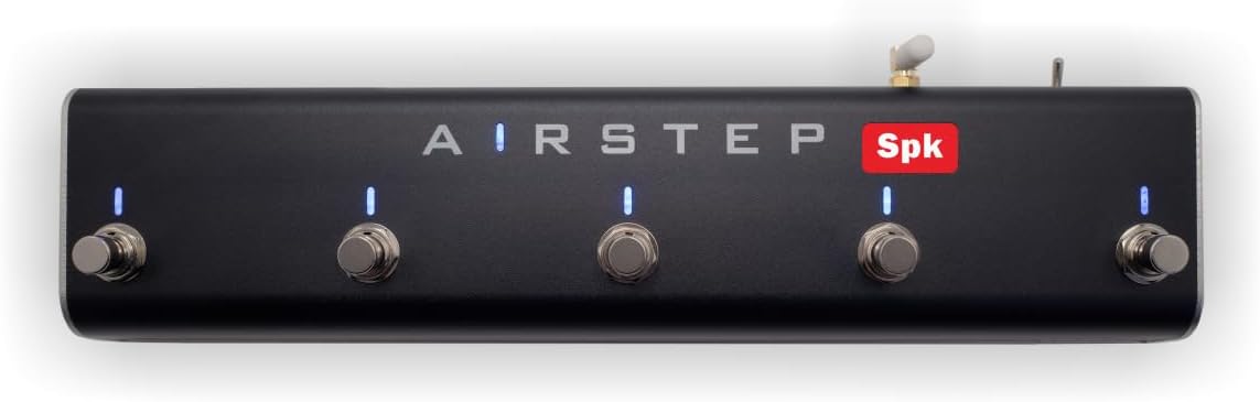 XSONIC Airstep Spk Edition Spark 2&40&Mini&Go&Live&EDGE&NEO Foot Controller with 5 Footswitches, 4 Control Modes, 300H Playtime, Hands-free control of Spark for Home and Gig