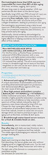 La Roche-Posay Anthelios AOX Daily Antioxidant Serum with SPF, Face Moisturizer with Sunscreen and Vitamin C & E, Oil Free Face Sunscreen for Sensitive Skin, Moisturizing Sun Protection