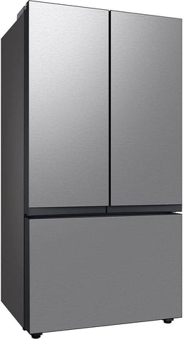 Samsung 24 Cu. Ft. Bespoke Counter Depth 3-Door French Door Refrigerator with AutoFill Water Pitcher, Stainless Steel, RF24BB6200QLAA