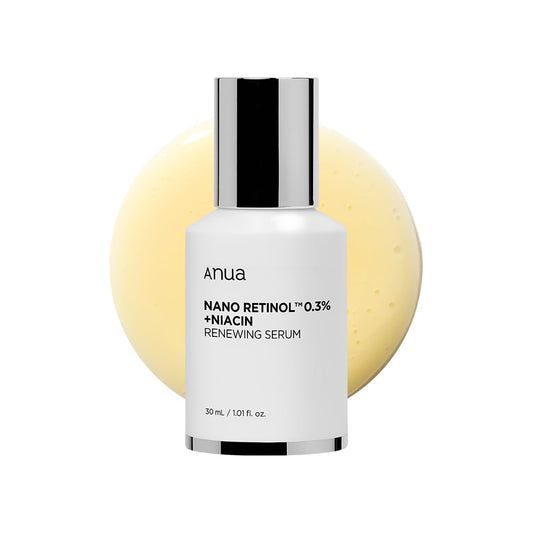 Anua Retinol Serum for Anti-Aging, Textured skin | 0.11% Retinol, 5% Niacinamide, 20+Soothing Ingredients Gentle for Beginner (30ml /1.01 fl.oz.)