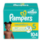 Pampers Swaddlers Diapers - Size 5, 104 Count,(Pack of 1) Ultra Soft Disposable Baby Diapers