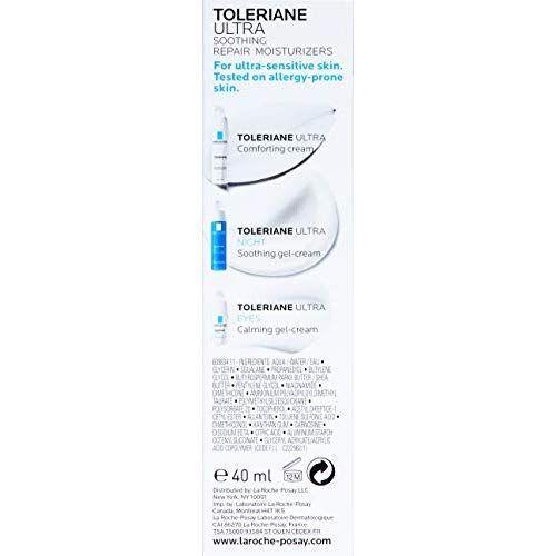 La Roche-Posay Toleriane Dermallergo Night Cream for Face Intense Soothing Moisturizer with Vitamin E, Allergy Tested, for Sensitive Skin, Formerly Toleriane Ultra Night