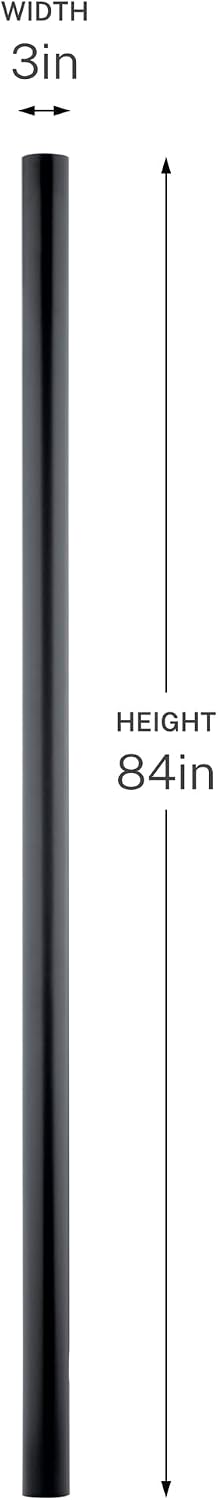 Kichler Outdoor Light Post, Black