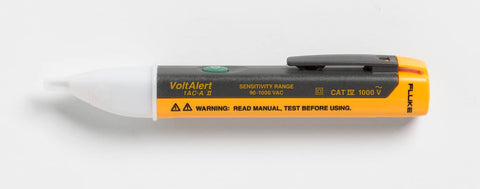 Fluke 1AC II VoltAlert Non-Contact Voltage Tester, Pocket-Sized, 90-1000V AC, Audible Beeper, CAT IV Rating