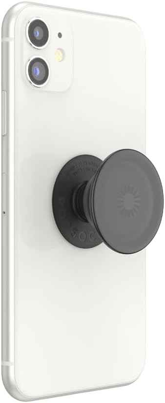 PopSockets Adhesive Phone Grip, Holder- Translucent Black
