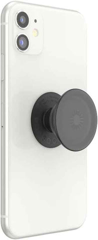 PopSockets Adhesive Phone Grip, Holder- Translucent Black