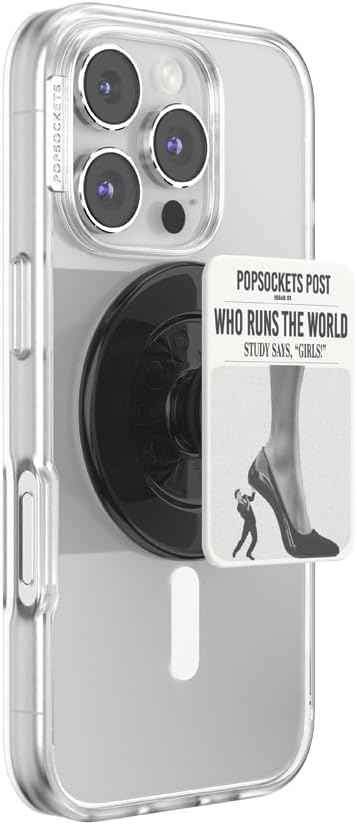 PopSockets Phone Grip for MagSafe, Magnetic Holder- Who Runs the World