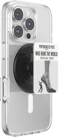 PopSockets Phone Grip for MagSafe, Magnetic Holder- Who Runs the World