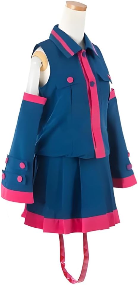 Blue Cosplay Costume Uniform Outfit Full Set for Women