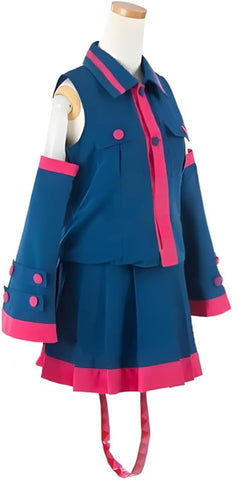 Blue Cosplay Costume Uniform Outfit Full Set for Women