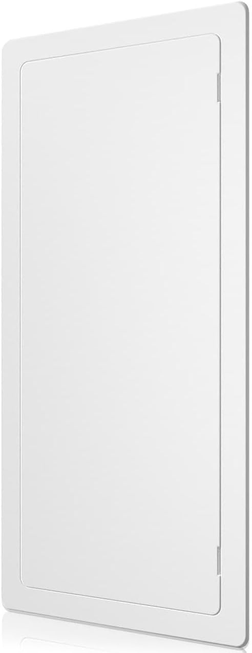 BOZZON Access Panel for Drywall - 12 x 16 in - Wall Hole Cover - Access Door - Plumbing Access Panel for Drywall - Heavy Durable Plastic White