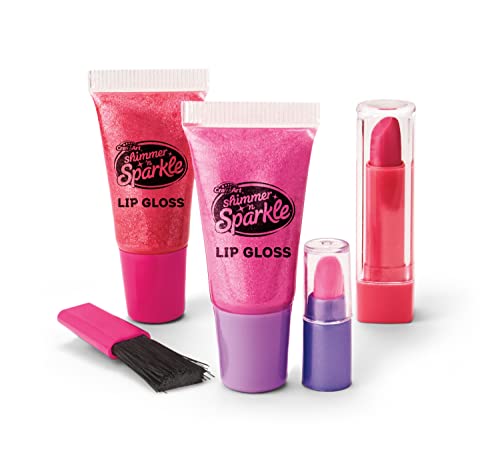 Shimmer 'n Sparkle Glitter Makeover Studio Beauty Kit – All-in-One Beauty for Eye, Cheeks and Lips for Ages 8 and Up