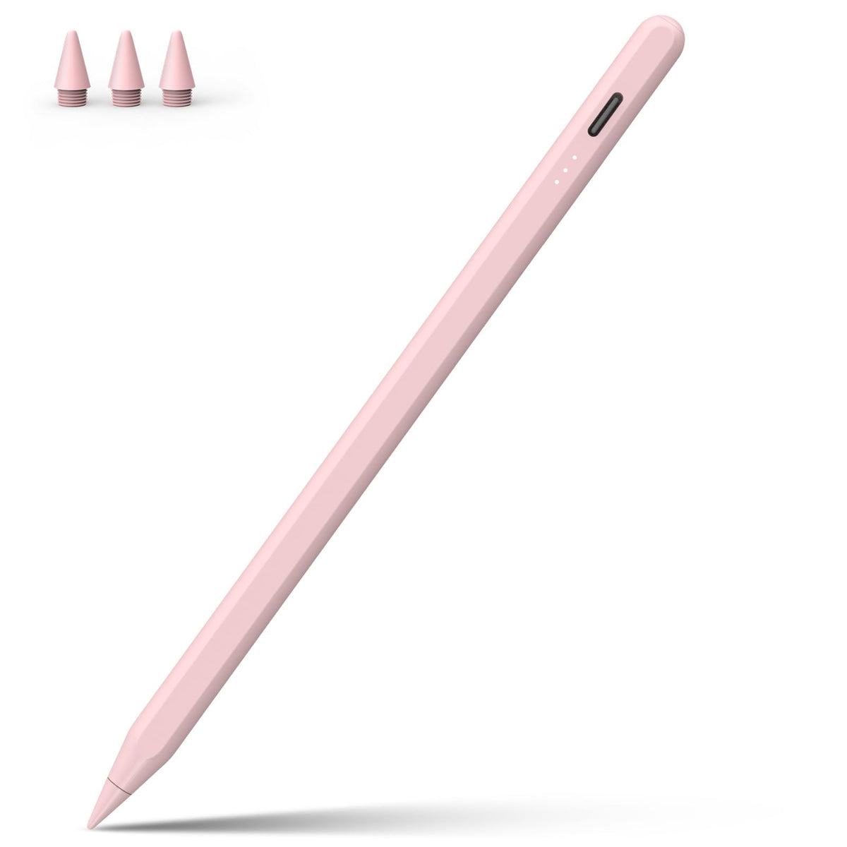 Stylus Pen for iPad, 13 mins Fast Charge for Apple iPad Pencil with Palm Rejection, Compatible with 2018-2024 iPad Air 3/4/5/6, iPad Mini 5/6, iPad 6/7/8/9/10, iPad Pro 11"/12.9"/M4 (Pink)