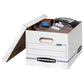 Bankers Box 30 Pack STOR/FILE Basic Duty File Storage Boxes, Standard Assembly, Lift-off Lid, Letter/Legal, White/Blue