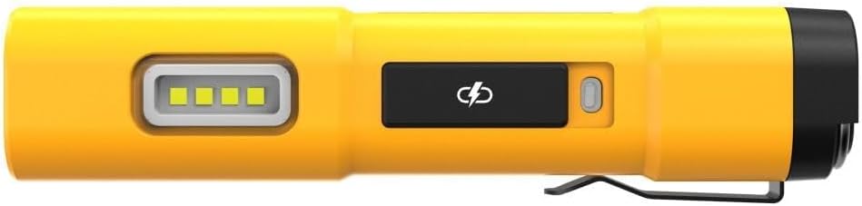DEWALT LED Flashlight, USB-C Rechargeable, Magnetic Jobsite Light (DCL183)