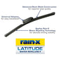 Rain-X 810166 Latitude 2-In-1 Water Repellent Wiper Blades, 20 Inch Windshield Wipers (Pack Of 2), Automotive Replacement Windshield Wiper Blades With Patented Rain-X Water Repellency Formula