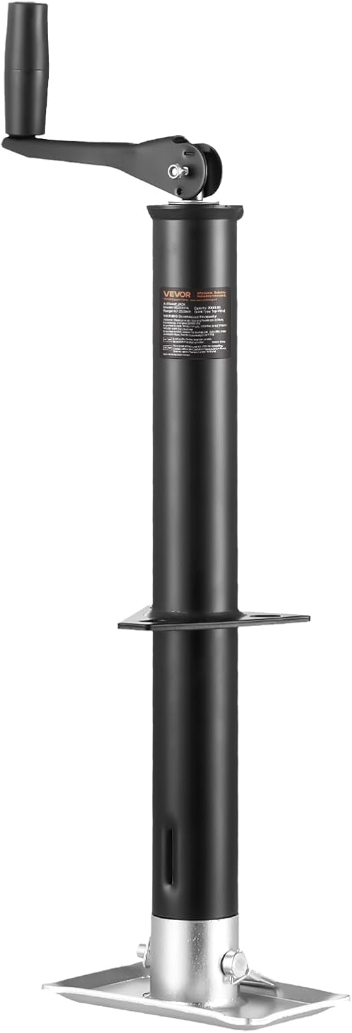 VEVOR 2000 lbs A-Frame Trailer Jack, 13-3/4 Inches Vertical Travel, Trailer Jack Stand with Handle for Horse
