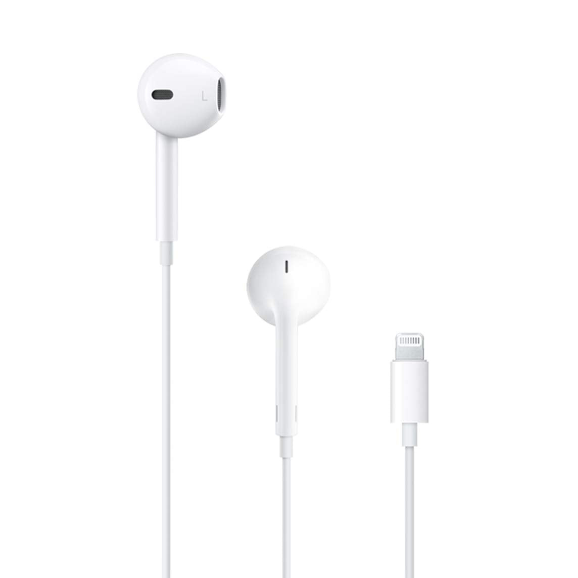 Apple EarPods Headphones with Lightning Connector, Wired Ear Buds for iPhone with Built-in Remote to Control Music, Phone Calls, and Volume