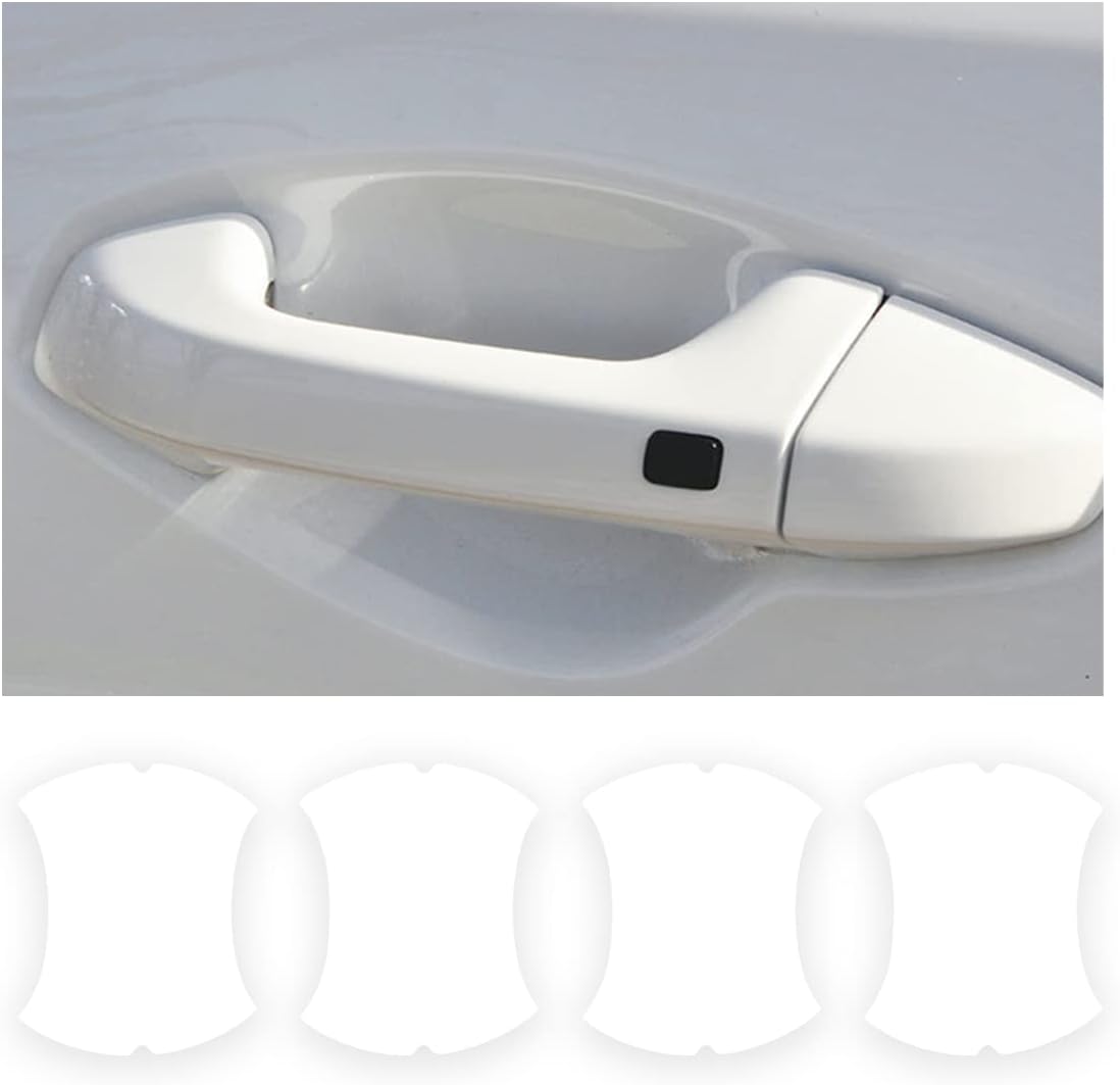 Blilo 4PCS Car Door Handle Scratch Potector Films, Clear