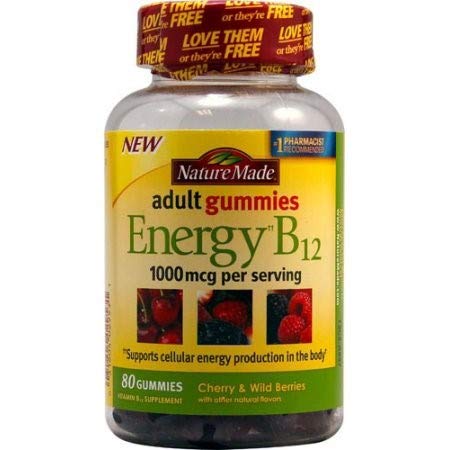 Nature Made Energy B-12 Dietary Supplement Gummies (Pack of 6)