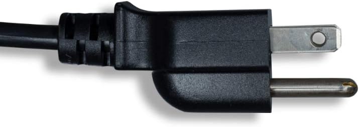 Cablelera Power Cord Extension and Splitter, NEMA 5-15P to NEMA 5-15R x 2, 16 AWG, 13A, 125V (ZWACPQAG-14) Black