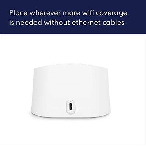 Amazon eero 6 mesh wifi extender - Add up to 1,500 sq. ft. of Wi-Fi 6 coverage to your existing eero mesh wifi network