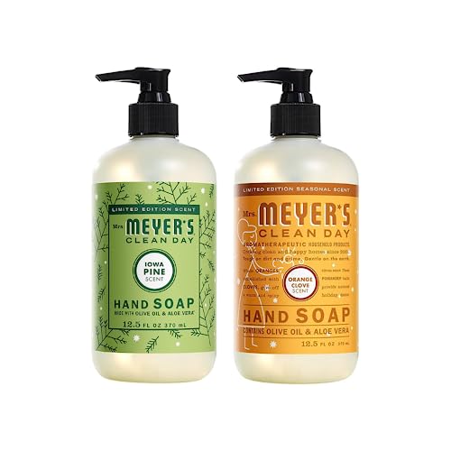 MRS. MEYER'S CLEAN DAY Hand Soap Variety (Iowa Pine + Orange Clove)