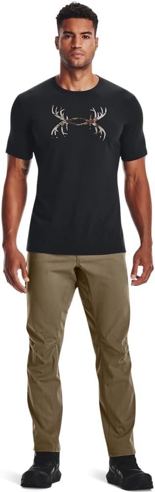 Under Armour Antler Logo Short Sleeve T Shirt for Casual Hunting