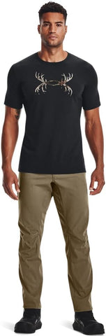 Under Armour Antler Logo Short Sleeve T Shirt for Casual Hunting