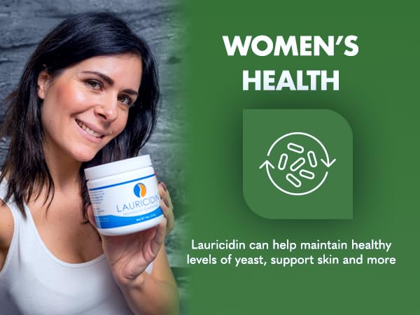 Lauricidin Monolaurin Supplement for Immune Support - Gut Health - High Potency Monolaurin Pellets, 3000mg per Serving- 227g per 8oz Jar