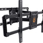 ECHOGEAR MaxMotion TV Wall Mount for Large TVs Up to 90" - Full Motion Has Smooth Swivel, Tilt, & Extension - Universal Design Works with Samsung, Vizio & More - Includes Hardware & Drill Template