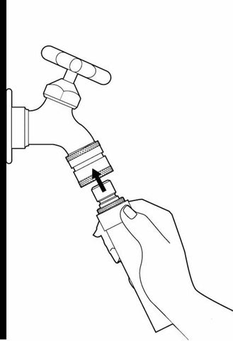 2-Pack Orbit Brass Hose Quick Connect Set