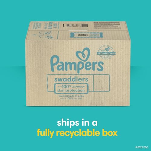 Pampers Swaddlers Diapers - Size 5, One Month Supply (132 Count), Ultra Soft Disposable Baby Diapers