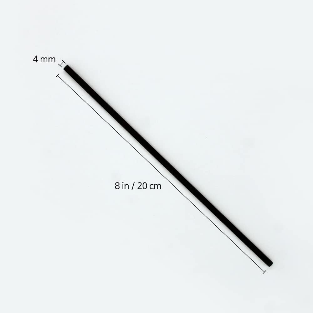 Cocod'or COCODOR Diffuser Black Fiber Reed Sticks(100pcs, 8" x 4mm) / Diffuser Oil Refill, Home Fragrance, Reed Diffuser Set, Sticks for Reed Diffusers, Office Décor, Decoration