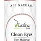 Nature Lush The Best Natural Eye & Face Makeup Remover - Oil Free - Rich Vitamins - Non Irritating – No Hazardous Chemicals - “Clean Eyes Made In Greece 4.4 oz