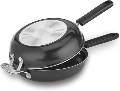 Cuisinart FP2-24BKP1 10-Inch Frittata Nonstick Set, Black/Stainless Steel