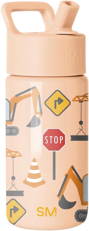 Simple Modern Kids Water Bottle & Toddler Cup | 14oz | Construction