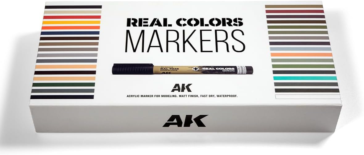 Ak Interactive - Special Box 34 Real Colors Markers